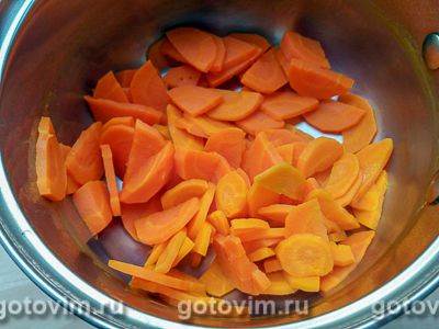 Салат из брокколи с морковью и чесноком, Шаг 04
