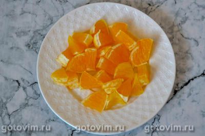 Слоеный салат из куриной грудки с апельсинами, Шаг 01