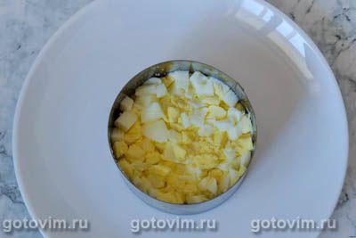 Слоеный салат из куриной грудки с апельсинами, Шаг 06