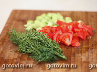 Салат из кус-куса с овощами, Шаг 01