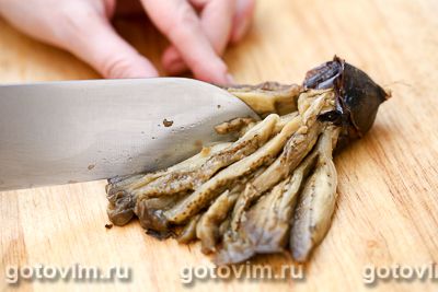 Тёплый овощной салат с печеными баклажанами, Шаг 04
