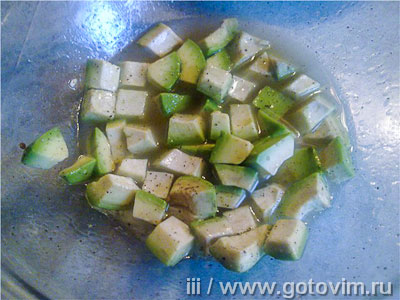 Макаронный салат с авокадо и горбушей, Шаг 02