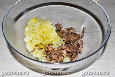 Салат из редьки с говядиной, Шаг 06