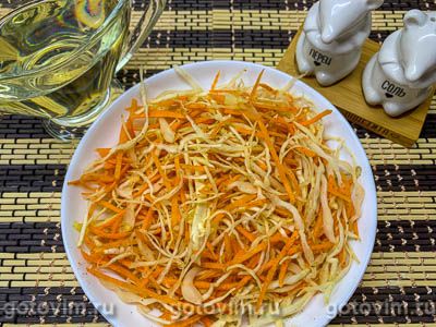 Салат из капусты и моркови по-корейски, Шаг 04