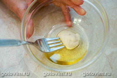 Картофельный салат с жареными колбасками , Шаг 06