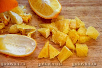 Салат из квашеной капусты с апельсином и грецкими орехами, Шаг 02