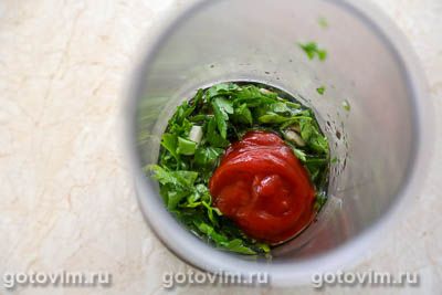 Мексиканский салат из нута, фасоли и лука, Шаг 06