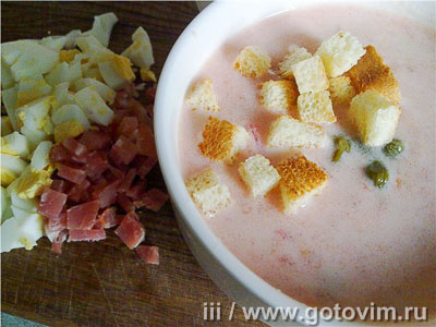 Холодный томатный суп с кефиром, Шаг 04