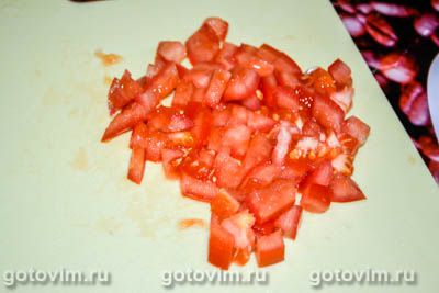 Мясной салат из свинины, копченой курицы и овощей, Шаг 02