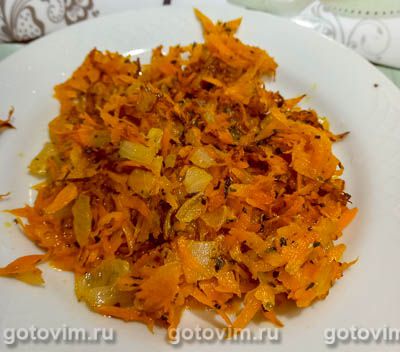 Салат «Осенний лес» с куриной грудкой, сыром и кукурузой, Шаг 05