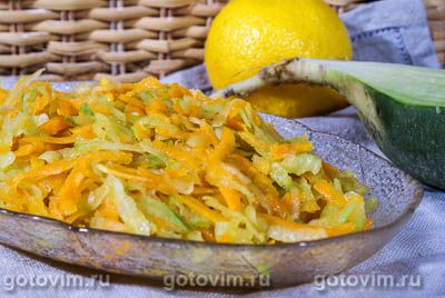 Салат из редьки с тыквой. Фото-рецепт