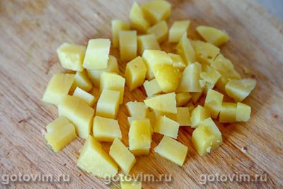 Салат из сельди с яблоком и картофелем, Шаг 01