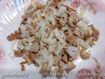 Слоеный салат со свининой, свеклой и сыром, Шаг 03