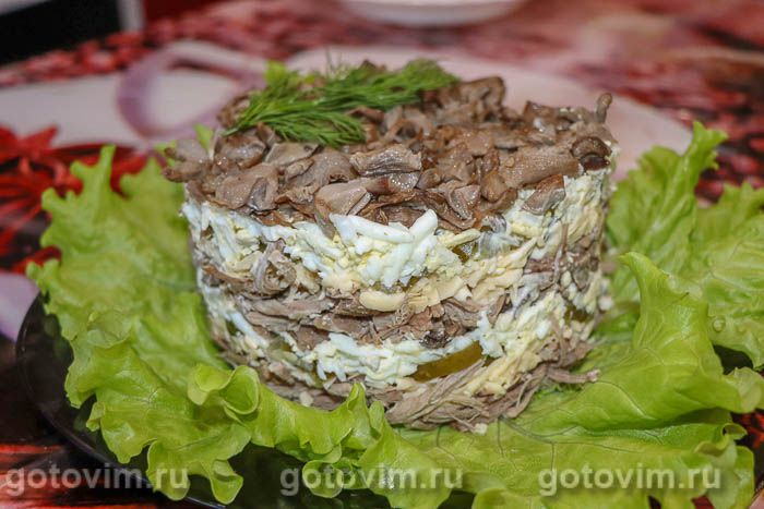 Салат из горбуши с морковью и грибами, рецепт с фото — voenipotekadom.ru