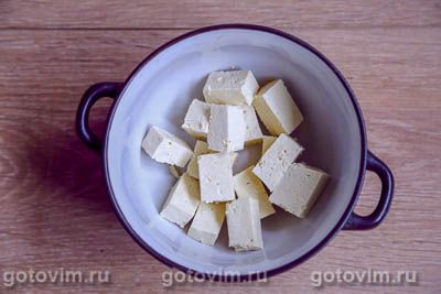 Салат с жареным тофу, оливками и помидорами черри, Шаг 01