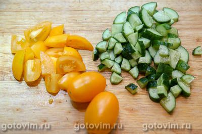 Салат из цветной капусты с сыром моцарелла, Шаг 02
