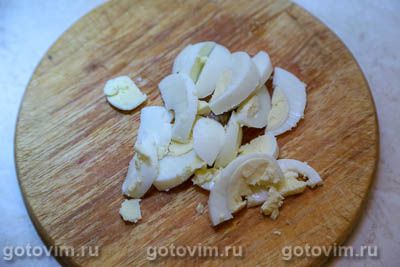 Салат из цветной капусты с сыром моцарелла, Шаг 03