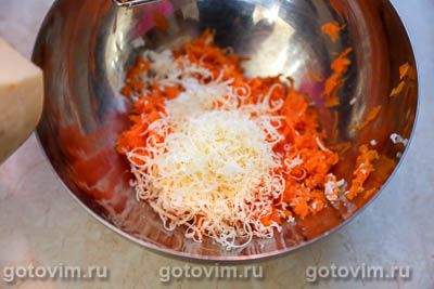 Закусочные шарики с соленой сельдью и морковью, Шаг 03