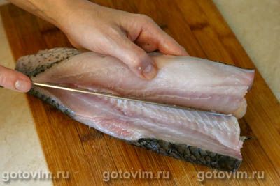 Шашлык рыбный из белого амура в маринаде с водкой , Шаг 02