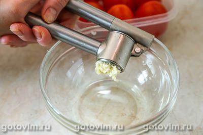 Шашлык из помидоров с чесноком, Шаг 02