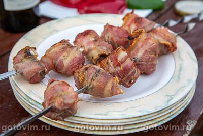 Шашлык из грибов с начинкой. Фотография рецепта Шашлык из грибов с начинкой. Фотография рецепта