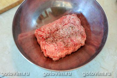 Шницель из цветной капусты с фаршем и сыром рикотта, Шаг 05