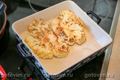 Шницель из цветной капусты с фаршем и сыром рикотта, Шаг 04