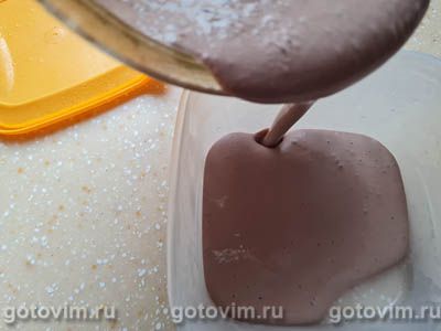 Молочное шоколадное мороженое (без яиц), Шаг 04