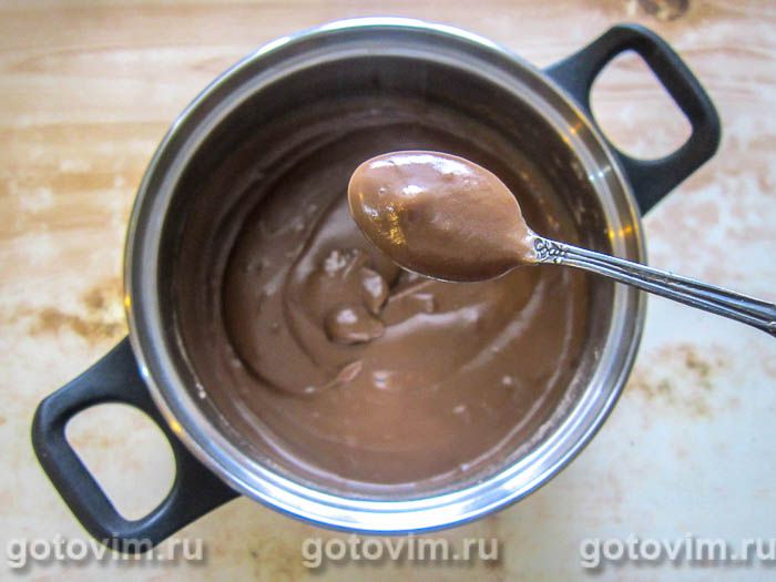 Шоколадный пудинг. Фотография рецепта