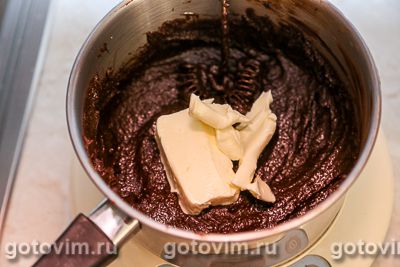 Воздушный шоколадный крем со сливками и желатином, Шаг 05