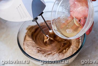 Воздушный шоколадный крем со сливками и желатином, Шаг 09