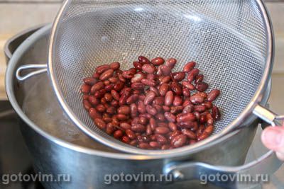 Щи с кабачками и фасолью, Шаг 05