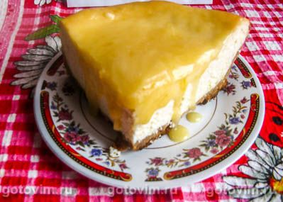 Фотография рецепта Творожный пирог с лимонным курдом