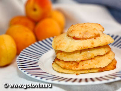 Сырники с абрикосами (запеченные в духовке). Фото-рецепт