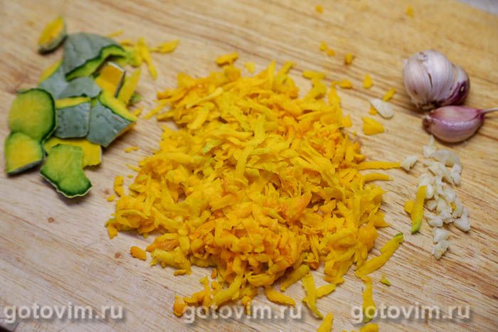 Фаршированная тыквой скумбрия, запеченная в пергаменте, Шаг 01