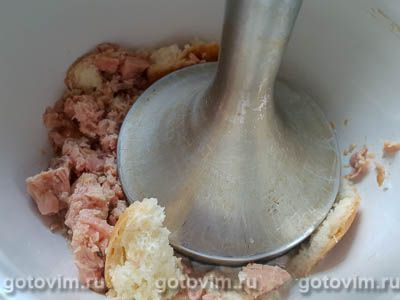 Фаршированный перец с тунцом под сырной корочкой, запеченный в духовке, Шаг 05