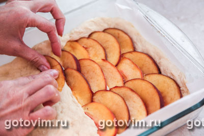 Открытый пирог с персиками, Шаг 05