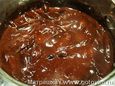 Шоколадное варенье с черносливом, Шаг 05