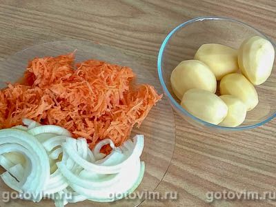 Сливочный грибной суп-пюре из замороженных белых грибов, Шаг 01