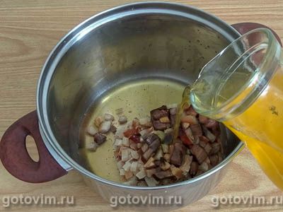 Сливочный грибной суп-пюре из замороженных белых грибов, Шаг 02