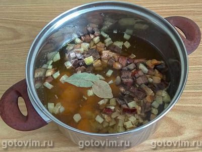Сливочный грибной суп-пюре из замороженных белых грибов, Шаг 03