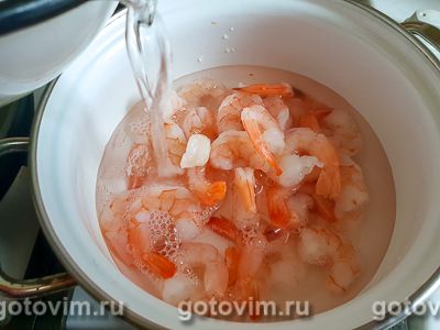 Сырный суп с креветками, Шаг 01