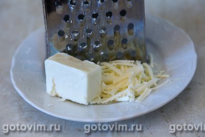 Слоеный салат со шпротами и плавленым сыром, Шаг 13