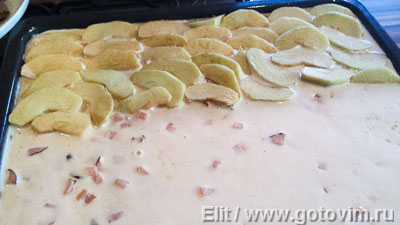 Соленый яблочный пирог с копченой свининой и розмарином, Шаг 06