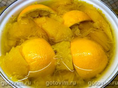 Тыквенный сок с апельсином на зиму, Шаг 04