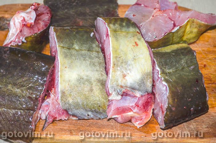 Жареный сом в сливках , Шаг 01