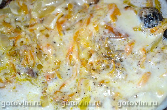 Жареный сом в сливках , Шаг 07