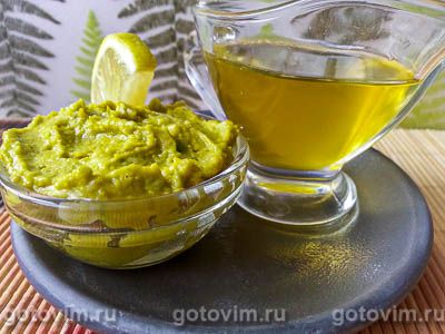 Соус из авокадо с куркумой. Фото-рецепт