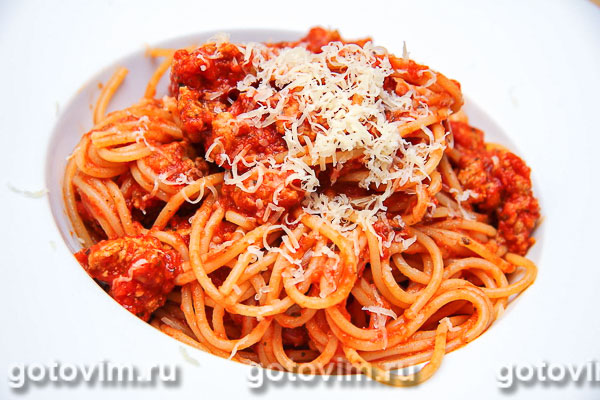 Спагетти Болоньезе. Фотография рецепта