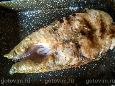 Жареный стейк толстолобика с лемонграссом и розмарином, Шаг 05